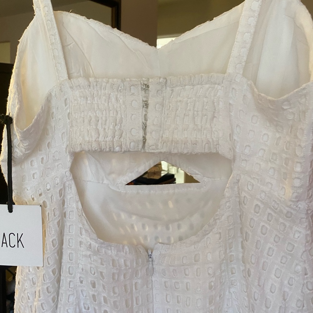 Jack by BB Dakota white eyelet dress - Picture 9 of 10